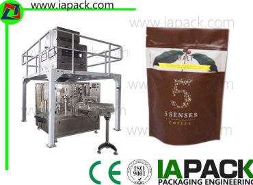 granulær automatisk taske emballage maskine, stand-up taske emballage maskine til te