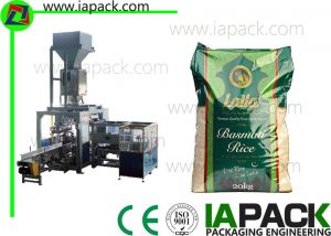 Premade Rice Open Mouth Bagging Machine Automatisk Taske Placer
