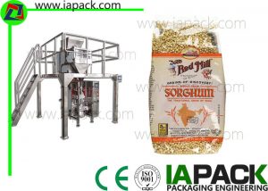Punch Grain Packaging Machine 1500 Watt Automatisk med Multihead Vægt
