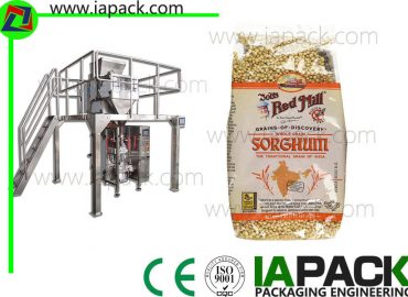 punch korn emballage maskine 1500 watt automatisk med multihead vejer