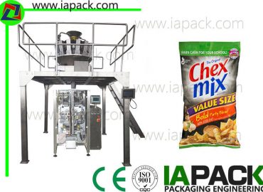 automatisk madpakke maskine snacks emballage maskine til pude taske gusset taske