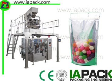 candy bag pakning maskine med multiheads weigher doypack pakke maskine