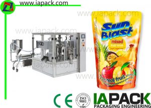 roterende frugtjuice emballage maskine flydende fyldning energibesparelse